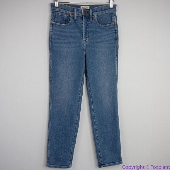 NEW Madewell Stovepipe Jeans in Leaside Wash, 27 - Picture 3 of 15